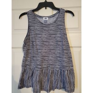 Old Navy striped sleeveless tunic